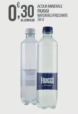 Iper Romagnolo Acqua minerale Fiuggi naturale/frizzante offerta