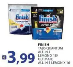 Supermercati Bruscoli Finish tabs quantum all in 1 lemon offerta