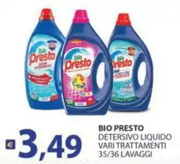 Supermercati Bruscoli Bio Presto Detersivo Liquido offerta