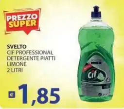 Supermercati Bruscoli Svelto Cif Professional Detergente Piatti Limone offerta