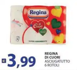 Supermercati Bruscoli Regina di cuori asciugatutto offerta