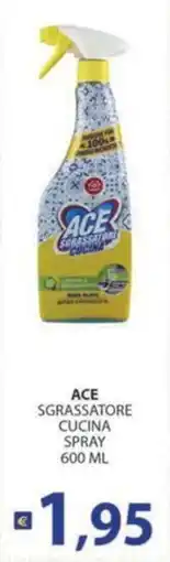 Supermercati Bruscoli Ace sgrassatore cucina spray offerta