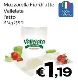 MAX Supermercati Mozzarella Fiordilatte Vallelata offerta
