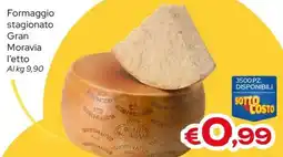 MAX Supermercati Formaggio stagionato Gran Moravia offerta