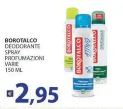 Supermercati Bruscoli Borotalco deodorante spray offerta