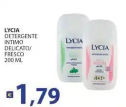Supermercati Bruscoli Lycia detergente intimo delicato/fresco offerta