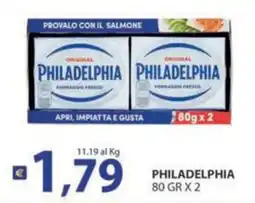 Supermercati Bruscoli Philadelphia formaggio fresco offerta