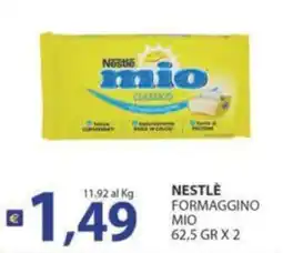 Supermercati Bruscoli Nestlé Formaggino Mio offerta