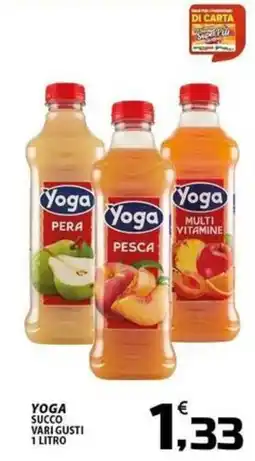 SpesaPiù Supermercati Yoga succo vari gusti offerta