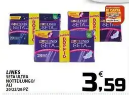 SpesaPiù Supermercati Lines Seta Ultra Notte/Lungo/Alti offerta