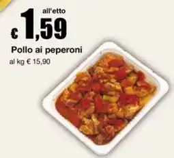Sì con te Supermercati Pollo ai peperoni offerta