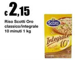 Sì con te Supermercati Riso Scotti Oro Integrale offerta