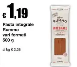 Sì con te Supermercati Pasta integrale Rummo offerta