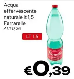 MAX Supermercati Acqua effervescente naturale Ferrarelle offerta