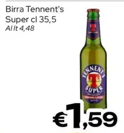 MAX Supermercati Birra Tennent's Super offerta