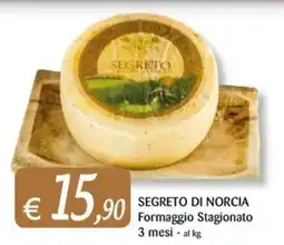 Supermercati Bruscoli Segreto di Norcia Formaggio Stagionato offerta