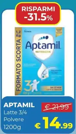 Ideal Bimbo Aptamil Latte 3/4 Polvere offerta