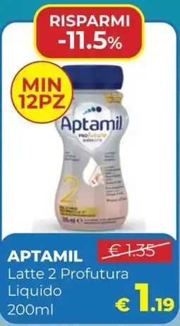 Ideal Bimbo Aptamil Latte 2 Profutura Liquido offerta