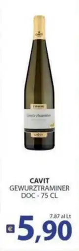 Supermercati Bruscoli Cavit Gewurztraminer DOC offerta