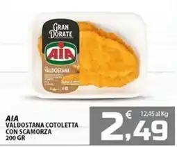 SpesaPiù Supermercati AIA Valdostana Cotoletta con scamorza offerta