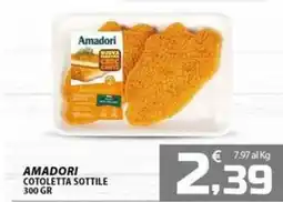 SpesaPiù Supermercati Amadori cotoletta sottile offerta
