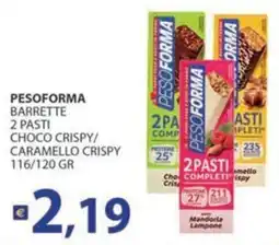 Supermercati Bruscoli Pesoforma barrette offerta