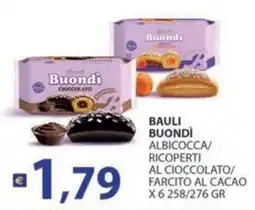 Supermercati Bruscoli Bauli Buondì offerta