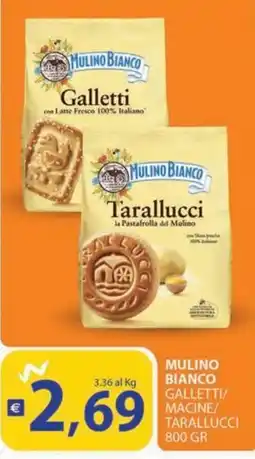 Supermercati Bruscoli Mulino Bianco Galletti/Tarallucci offerta