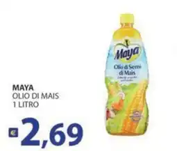 Supermercati Bruscoli Maya olio di semi di mais offerta