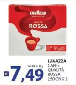 Supermercati Bruscoli Lavazza caffè qualità rossa offerta