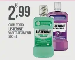 Iper Romagnolo Collutorio Listerine vari trattamenti offerta