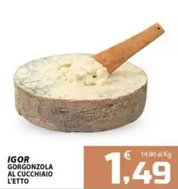 SpesaPiù Supermercati Igor Gorgonzola al cucchiaino offerta