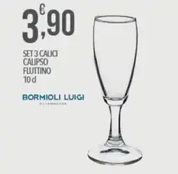 Iper Romagnolo Calici fluttino Bormioli Luigi offerta