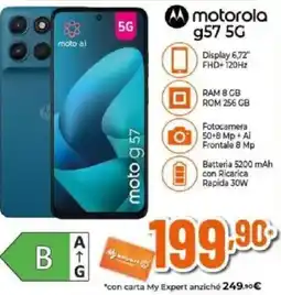 Expert motorola g57 5G offerta