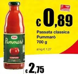 Sì con te Supermercati Passata classica Pummarò offerta