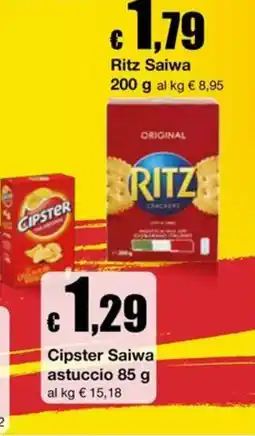 Sì con te Supermercati Cipster Saiwa offerta