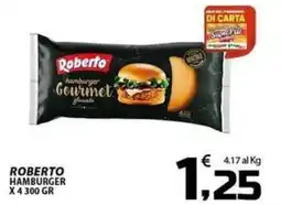 SpesaPiù Supermercati Roberto hamburger Gourmet offerta