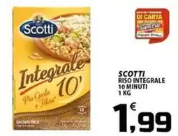 SpesaPiù Supermercati Scotti riso integrale offerta