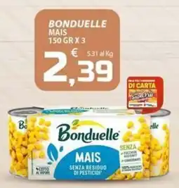 SpesaPiù Supermercati Bonduelle Mais offerta