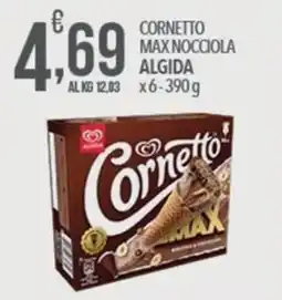 Iper Romagnolo Cornetto Max Nocciola Algida offerta