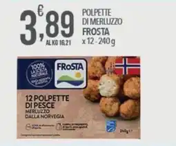 Iper Romagnolo Polpette di pesce merluzzo frosta offerta