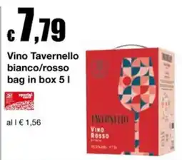 Sì con te Supermercati Vino Tavernello offerta