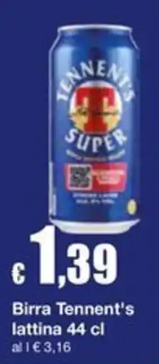 Sì con te Supermercati Birra Tennent's offerta