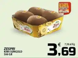 SpesaPiù Supermercati Zespri kiwi sungold offerta