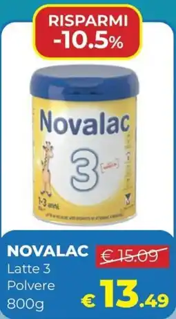Ideal Bimbo Novalac Latte 3 offerta