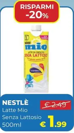 Ideal Bimbo Nestlé Latte Mio Senza Lattosio offerta