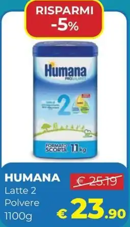 Ideal Bimbo Humana Latte 2 Polvere offerta