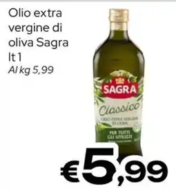 MAX Supermercati Olio extra vergine di oliva Sagra offerta
