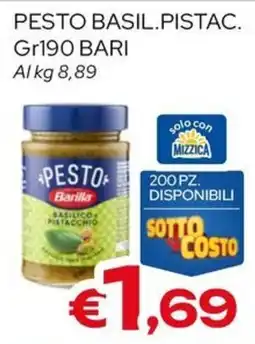 MAX Supermercati Pesto basil. pistac. Barilla offerta