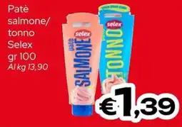 MAX Supermercati Paté salmone Selex offerta